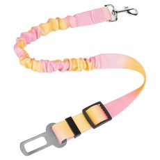 파스텔펫 반려동물 차량 안전벨트, 오렌지, 1개