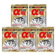 한국부푸리 알파경 글루텐 떡밥, 5개, 250g