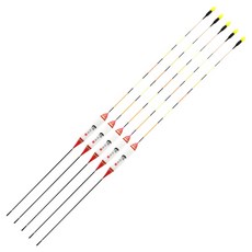 SAPA 流線型奈米億達淡水釣魚浮標 40cm, 紅帶, 5個