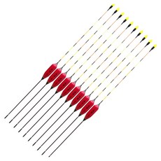 SAPA Eokdal 角達摩淡水釣魚浮標 30cm, 10個, 混和色