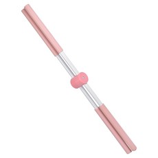 핏짐 요가 바른자세 십자 스트레칭봉, 핑크, 1개