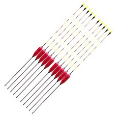 SAPA 億達 角達摩 淡水釣魚浮標 35cm, 10個, 混合顏色