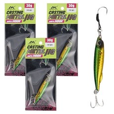 SAPA Double Kill 拋投式金屬鐵板路亞, 綠金色