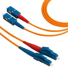 DIOPTEC 光纖跳線 LC-SC 多模光纖線 LC-SC-2C-MM, 10m, 1個, 橘色