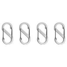 아이두젠 S형 카라비너, 실버, 4개