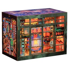 CUTEBEE 書檔小屋 DIY 套組 DLS01, 1個, 香港夜景