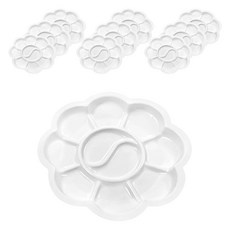 油畫 水彩畫 白色調色盤, 10格, 10個