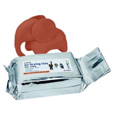 니드잇템 전문가용 공기건조 컬러점토 1kg, 레드, 1개