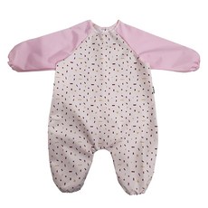 plie 臀部無接縫防水全身美術罩衫, 淡粉紅色