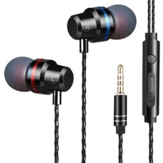 KODACHIEF 高級有線耳機 3.5接口 3m, 黑色, 單一商品