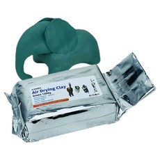 니드잇템 전문가용 공기건조 컬러점토 1kg, 그린, 1개