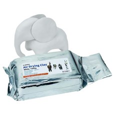 도도리빙 전문가용 공기건조 컬러점토 1kg, 화이트, 1개