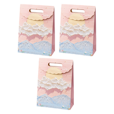 그리뉴얼 유화 선물 포장 종이 봉투 M 27 x 19 x 9 cm, 태양, 3개