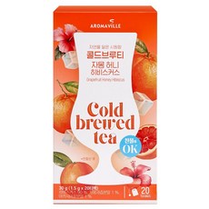 아로마빌 콜드브루티 자몽허니 히비스커스, 1.5g, 1개, 20개입