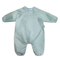 plie 臀部無接縫防水全身美術罩衣, 薄荷綠