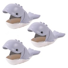 왕지 유아용 호환 블럭 고래 A032wg, 혼합색상, 3개
