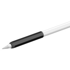 KODACHIEF 애플 펜슬 2세대 실리콘 애플펜슬 그립 슬림핏, 블랙, 1개