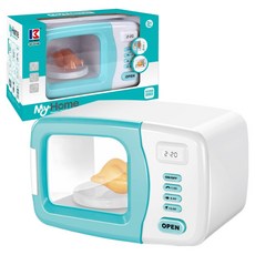 KaiMing 天空太陽星 微波爐 天空 廚房玩具 dynas3214B, 1個, 天空藍