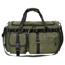 Syunick 大容量運動包 旅行袋, 1個, 卡其色