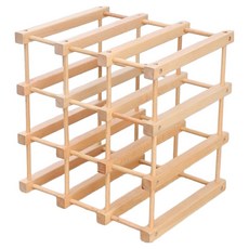 Pickdeal 迷你紅酒架 F9, 1個, 櫸木多功能