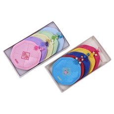 happytool 八角杯墊10件組, 1套, 混合色