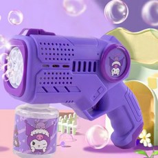 Sanrio 三麗鷗 兒童玩具泡泡槍, 1個, 紫色 庫洛米