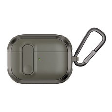 MAGEASY Odyssey 抗衝擊磁扣耳機殼 AirPods Pro 1/2適用, 單一型號, 金屬綠, 1個