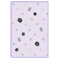 모닝글로리 폭신한 모닝즈 피크닉매트 1인용 먼지, 퍼플