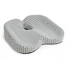 HONDONI 新款6D全包裹式美臀減壓坐墊 M17, 流星灰, 1個