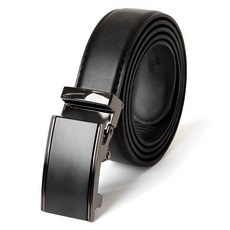 BLANC FLEUR 西裝自動腰帶, 黑色, 113 x 3cm