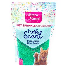 미큐 프레쉬씬 디오더라이징 고양이 화장실 오더컨트롤 비즈, 300g, 1개, 애플