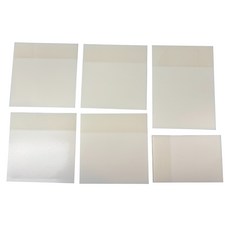 Dailygongam 透明便利貼, 6個, 50張, 白色半透明