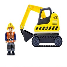 Hape 多功能挖土機, 黃色, 1個