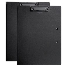 Modernat A4雙向封面型文件夾, 深黑色, 2個