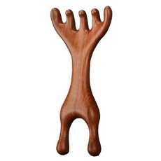 喵汪森林 檀木經絡按摩梳 造型款, 1個