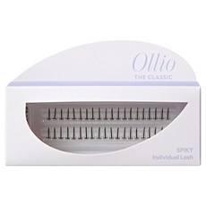 Ollio The Classic 束狀尖刺款假睫毛 8mm, 黑色(無香), 1個