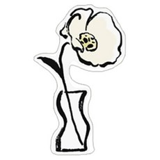 KODACHIEF 站立式花朵便條夾, 1個, 混合顏色