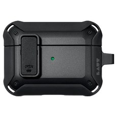 LAUT 萊德 耐衝擊硬式保護殼 AirPods Pro 2適用, 黑色, 1個, 單一商品