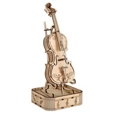 Soulrich 精緻木製組裝 3D DIY 8.5 x 7.5 x 20.8 cm, 1個, 小提琴 1