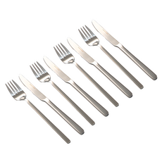 DALPAENGI LIVING Cuisine de Maman 餐具4人組, 刀 4支 + 叉 4支, 銀色, 1組