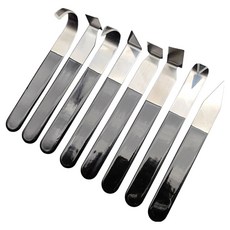 코히모 도예도구 도자기 굽칼 스텐 스틸 8종 세트 5W0334, 1세트