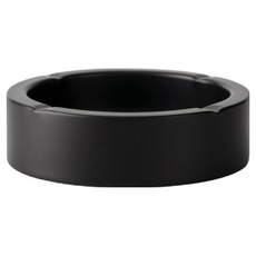 로프트마켓 스텐 깔끔 심플 재떨이 14cm, 블랙, 1개