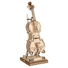 Soulrich 帥氣木質組裝 3D DIY 6.5 x 7.5 x 20 cm, 1個, 小提琴 2