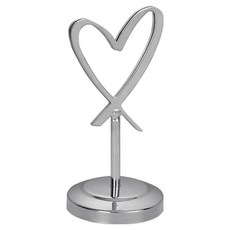 모던앳 하트 스틸 메모 꽂이 스탠드, 1개