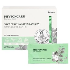 PHYTONCARE JW生活健康 柔軟香氛烘衣紙, 40張, 1個