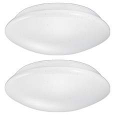 旭光 吸頂燈 經典星空 18W 6500K 265 x 92mm 2個, 白色 + 晝光色