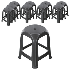 KEYWAY 聯府 雅客備用椅 RC627-1 380 x 380 x 473mm, 灰色, 10個