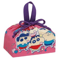 Skater KB7 午餐袋, 蠟筆小新 粉紅色, 1個