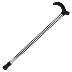 로프트마켓 다양한 컬러 보행보조 어르신 지팡이, 실버, 1개