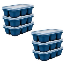 kitchen U 迷你3層製冰盒, 2個, 海軍藍